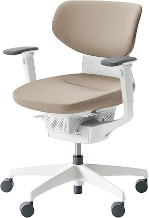 ★ポイント最大16倍★【送料無料】- タスクチェア イング ホワイト脚 ラテラ CR-GW3211E1G4MA-V ホワイト/ミディアムグレージュ 20010003 コクヨ kokuyo -【コクヨ家具】|【文具の月島堂】店