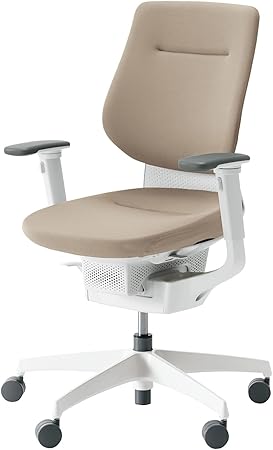 ★ポイント最大16倍★【送料無料】-  タスクチェア イング ホワイト脚 バーチ CR-GW3213E1G4MA-W ホワイト／ミディアムグレージュ 20010010 コクヨ kokuyo -【コクヨ家具】