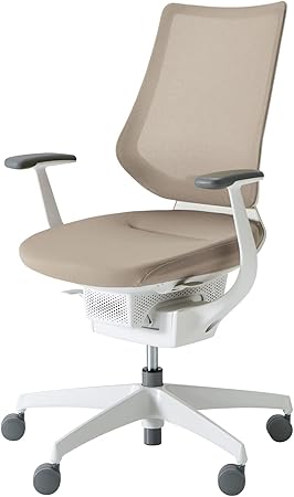 ★ポイント最大16倍★【送料無料】- タスクチェア イング ホワイト脚 バーチ CR-GW3403E1G4MA-V ホワイト/ミディアムグレージュ 20010065 コクヨ kokuyo -【コクヨ家具】
