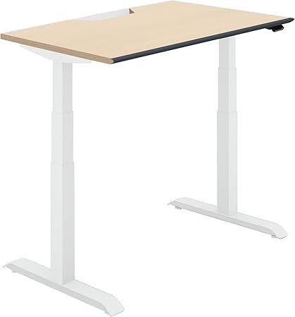 ★ポイント最大16倍★【送料無料】- デスク　シークエンス　平机ソフト　レバー DSE-LSA1207B-SWT12 ホワイト／ナチュラルオーク 66727965 コクヨ kokuyo -【コクヨ家具】｜【文具の月島堂】店