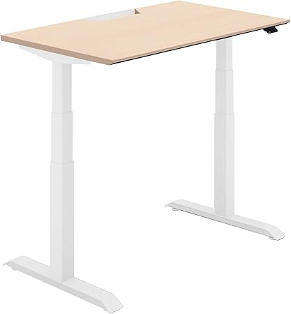 ★ポイント最大16倍★【送料無料】- デスク　シークエンス　平机舟底　レバー DSE-LSF1207B-SWT12 ホワイト／ナチュラルオーク 66728863 コクヨ kokuyo -【コクヨ家具】｜【文具の月島堂】店