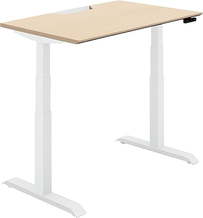★ポイント最大16倍★【送料無料】- デスク　シークエンス　平机舟底　ボタン DSE-LSF1207M-SWT12 ホワイト／ナチュラルオーク 66728986 コクヨ kokuyo -【コクヨ家具】｜【文具の月島堂】店