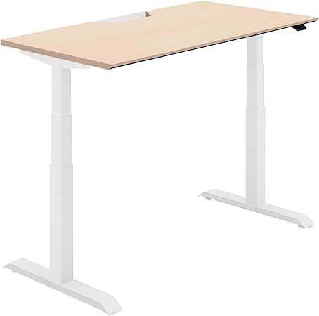 ★ポイント最大16倍★【送料無料】- デスク　シークエンス　平机舟底　レバー DSE-LSF1407B-SWT12 ホワイト／ナチュラルオーク 66729044 コクヨ kokuyo -【コクヨ家具】