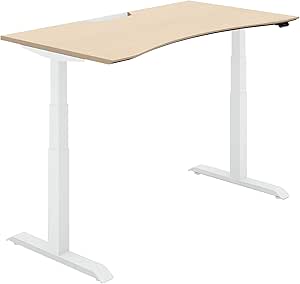 ★ポイント最大16倍★【送料無料】- シークエンス　ウィング机舟底　Ｆレバー DSE-LWF1408F-SWT12 ホワイト／ナチュラルオーク 66730484 コクヨ kokuyo -【コクヨ家具】