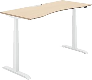 ★ポイント最大16倍★【送料無料】- シークエンス　ウィング机舟底　Ｆレバー DSE-LWF1808F-SWT12 ホワイト／ナチュラルオーク 66730965 コクヨ kokuyo -【コクヨ家具】