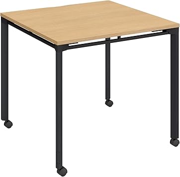 ★ポイント最大16倍★【送料無料】- コラボ用家具 テーブル マルティス 正方 TML-KS0808CM-6CT11 ブラック/ナチュラルオーク 66522096 コクヨ kokuyo -【コクヨ家具】
