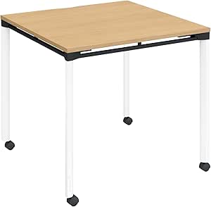 ★ポイント最大16倍★【送料無料】- コラボ用家具　テーブル　マルティス　正方 TML-KS0808CM-SWT11 ホワイト／ナチュラルオーク 66522126 コクヨ kokuyo -【コクヨ家具】