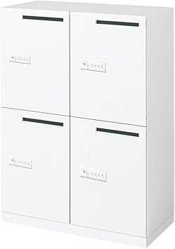 ★ポイント最大16倍★【送料無料】- 収納庫 エディア 4人用ロッカー ゼロッ BWU-RN4ADEM69SAWNN 20188931 コクヨ kokuyo -【コクヨ家具】|【文具の月島堂】店