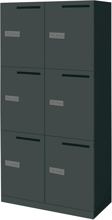 ★尖んがり最大限度16倍★【貨物輸送無料】-  納める庫 エディア ６人用ロッカー ゼロッ BWU-RN62ADEM79E6A  20189013 コクヨ kokuyo -【コクヨ調度品】