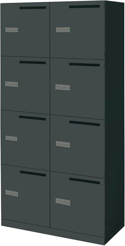 ★尖んがり最大限度16倍★【貨物輸送無料】-  納める庫 エディア ８人用ロッカー ゼロッ BWU-RN82ADEM79E6A  20189051 コクヨ kokuyo -【コクヨ調度品】