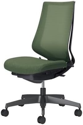 ★ポイント最大16倍★【送料無料】-  デュオラ２ ブラック 肘なし メッシュタイプ ディープグリーン Ｖ C08-B200MU-BQ6Q61  20352677 コクヨ kokuyo -【コクヨ家具】
