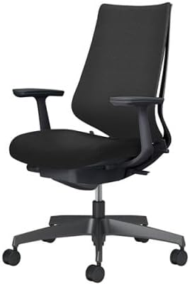 ★ポイント最大16倍★【送料無料】- チェア　デュオラ２　ブラック脚　クッショ C08-B210CU-BE6E61 20359447 コクヨ kokuyo -【コクヨ家具】