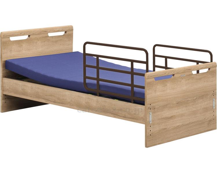 爆安プライス 楽天市場 いまだけ 4 23 28 P最大23倍 全国配送可 カラセル フラットタイプ 1モーター サイドレール2本付 G Cs F1r91n ナチュラル グランツ Jan Kt 取寄品 ベッド関連 ベッド 1モーター 介護福祉用具 文具の月島堂