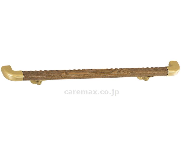 10 4-11★P最大24倍★-おにぎり形手すり 800 BR-522 AG・Mオーク シロクマ JAN 4936350013161 kt412639 取寄品 住宅改修 手すり 屋内用・部材-
