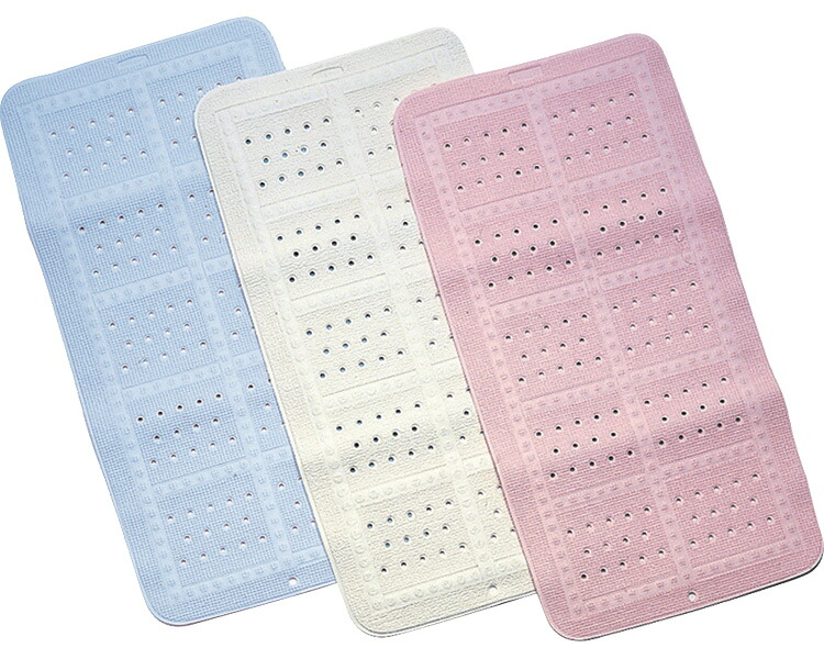 ★ポイント最大16倍★【全国配送可】-滑り止めバスマット　L BC2020　ホワイト　90×35cm ジャパンインターナショナルコマース　JAN 5012044040442 kt231619 取寄品 入浴関連 バスマット・バスシート すべり止めマット-【介護福祉用具】
