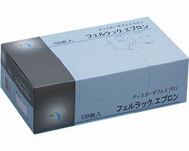 ★ポイント最大16倍★【全国配送可】-フェルラックエプロン　100枚入 076370　L　ホワイト 竹虎 ヒューマンケア事業部　JAN 4958995763706 kt264980 取寄品 医療・施設 防護衣 ガウン・エプロン-【介護福祉用具】