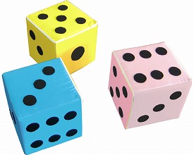 ★ポイント最大16倍★【全国配送可】-ソフトパステルサイコロ スカイ　25×25×25cm 一歩　JAN 4571214209634 kt277411 取寄品 健康管理 レクリエーション レクリエーションアイテム-【介護福祉用具】