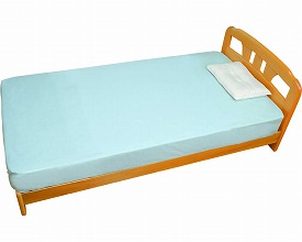 ★ポイント最大16倍★【全国配送可】-綿防水シーツ（全面ボックスタイプ） SE05Z ブルー 幸和製作所 JAN 4938765040978 kt307649 取寄品  ベッド関連 寝具 防水シーツ-【介護福祉用具】
