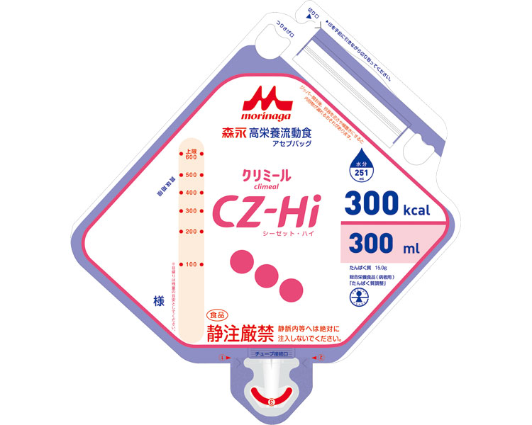 ★ポイント最大16倍★【全国配送可】-CZ-Hi アセプバッグ300 0641846 300mL 森永乳業クリニコ JAN 4902720081573 kt308699 取寄品 食事関連 介護食・健康食品 流動食-【介護福祉用具】|【文具の月島堂】店