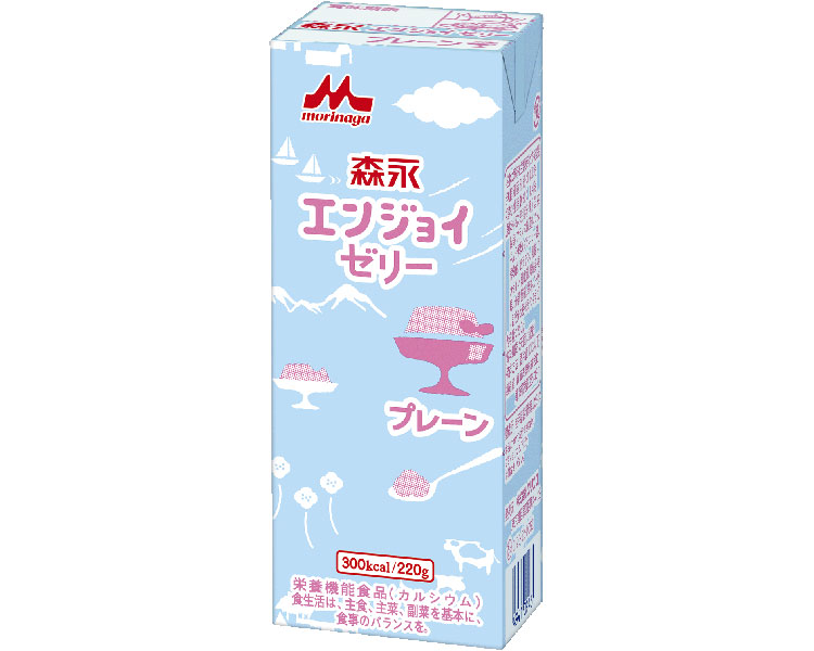 ★ポイント最大16倍★【全国配送可】-エンジョイゼリー プレーン 0629350 220g 森永乳業クリニコ JAN 4902720080156 kt309000 取寄品 食事関連 介護食・健康食品 機能系食品-【介護福祉用具】|【文具の月島堂】店