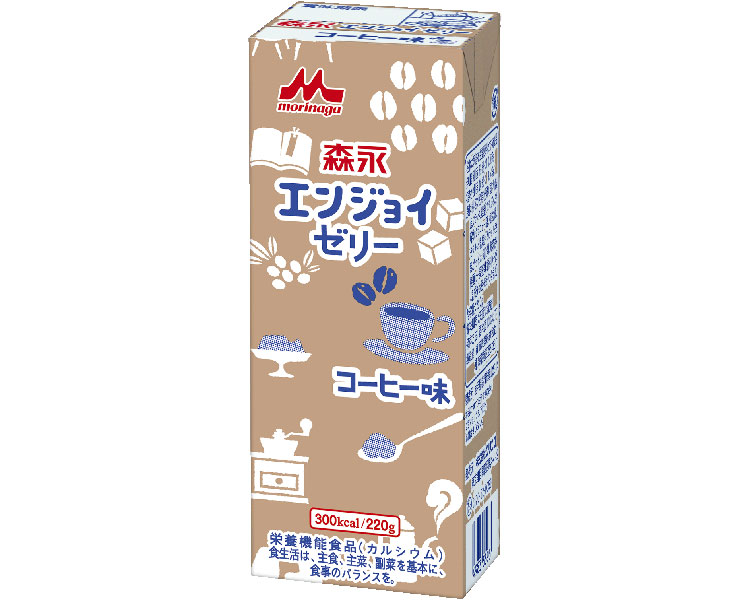 ★ポイント最大16倍★【全国配送可】-エンジョイゼリー コーヒー味 0630403 220g 森永乳業クリニコ JAN 4902720080149 kt309004 取寄品 食事関連 介護食・健康食品 機能系食品-【介護福祉用具】|【文具の月島堂】店