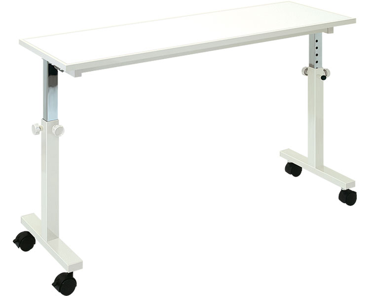 ★ポイント最大16倍★【全国配送可】-オーバーテーブル　TB-805　123cm 高田ベッド製作所　JAN kt310053 取寄品 ベッド関連 サイドテーブル・ベッドサイド手すり オーバーベッドテーブル-【介護福祉用具】｜【文具の月島堂】店
