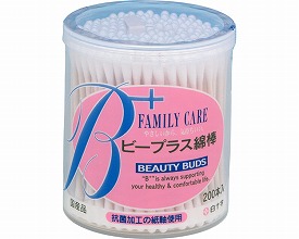 ★ポイント最大16倍★【全国配送可】-FCビープラス綿棒　200本入 10931 白十字　JAN 4987603109315 kt310450 取寄品 医療・施設 衛生材料 ガーゼ・カット綿・綿棒-【介護福祉用具】