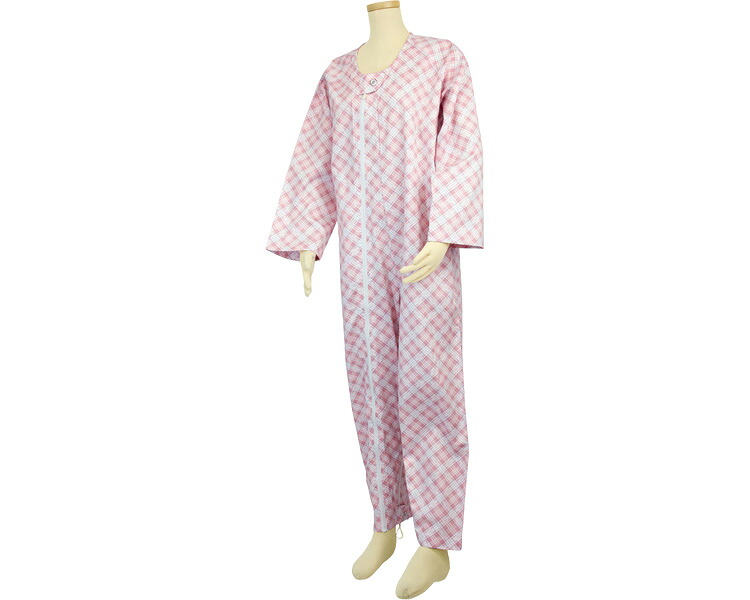 ★ポイント最大16倍★【全国配送可】-テイコブ　エコノミー上下続き服 UW01　オレンジ　M 幸和製作所　JAN 4938765002242 kt316765 取寄品 衣類 ねまき 介護ねまき-【介護福祉用具】