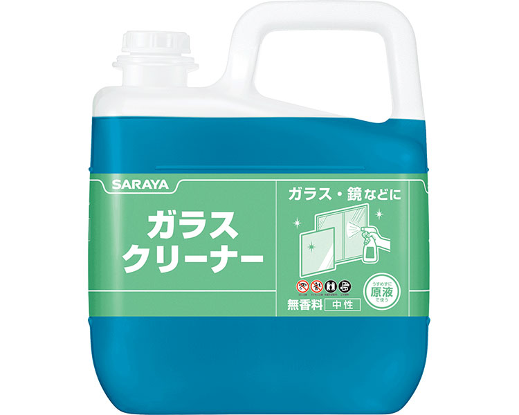 ★ポイント最大16倍★【全国配送可】-ガラスクリーナーA 50125　5kg サラヤ　JAN 4973512501258 kt325592 取寄品 住環境用品 消耗品 清掃用品-【介護福祉用具】 6,756円
