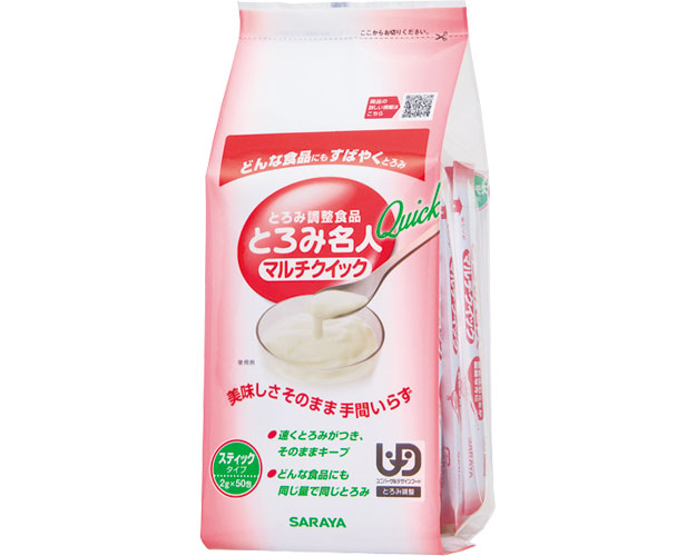 ★ポイント最大16倍★【全国配送可】-とろみ名人マルチクイック 58021 2g×50 サラヤ JAN 4987696580213 kt326183 取寄品 食事関連 介護食・健康食品 とろみ調整-【介護福祉用具】|【文具の月島堂】店
