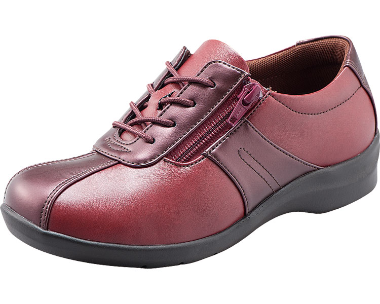 ★ポイント最大16倍★【全国配送可】-EVE195 レッドC　23.5cm ムーンスター　JAN 4546740165747 kt332800 取寄品 歩行関連 シューズ 屋外用-【介護福祉用具】