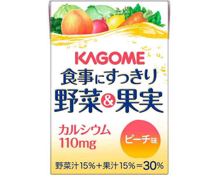 ★ポイント最大16倍★【全国配送可】-食事にすっきり野菜&果実カルシウム 7796 ピーチ味 100ml×36本 カゴメ JAN kt338879 取寄品 食事関連 介護食・健康食品 機能系食品-【介護福祉用具】|【文具の月島堂】店