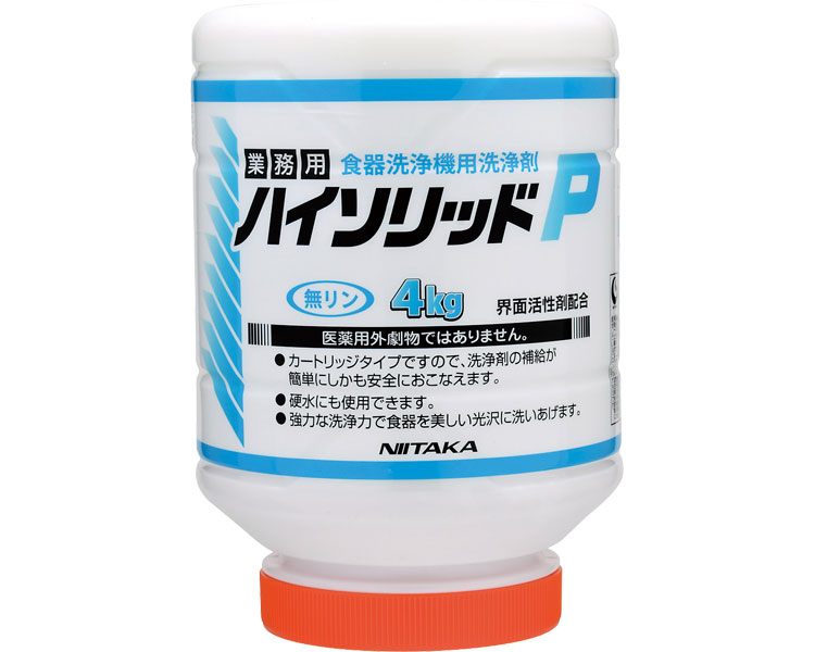 ★ポイント最大16倍★【全国配送可】-ハイソリッドP　4kg 229102 ニイタカ　JAN 4975657222180 kt339186 取寄品 住環境用品 消耗品 洗剤-【介護福祉用具】