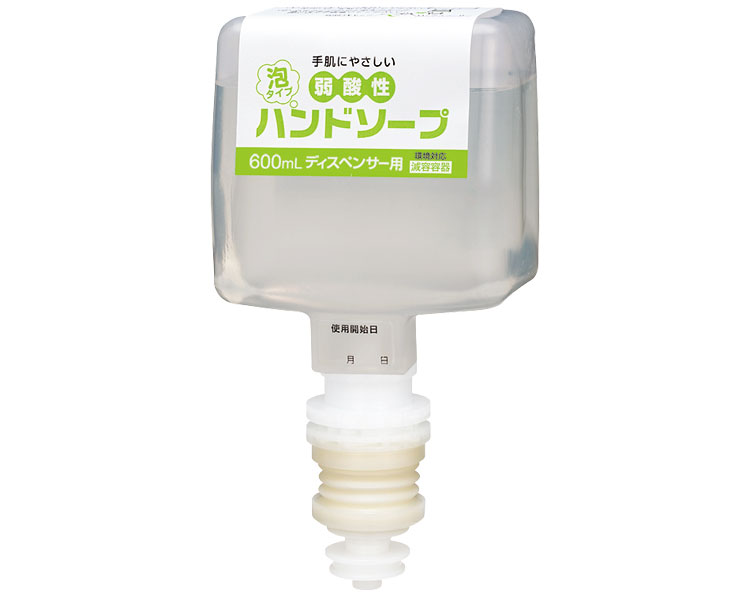 ★ポイント最大16倍★【全国配送可】-弱酸性ハンドソープ泡　ディスペンサー用 41941　600mL サラヤ　JAN 4987696419414 kt343077 取寄品 住環境用品 消耗品 ハンドソープ-【介護福祉用具】
