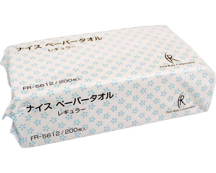★尖んがり最大限度16倍★【全国送りとどける可】-ﾅｲｽﾍﾟｰﾊﾟｰﾀｵﾙ ﾚｷﾞｭﾗｰ FR-5612 200枚 ファーストレイト JAN 4582465656122 kt350364 取寄品  住環境装置 ペーパータオル 中判-【介護便益物の具】