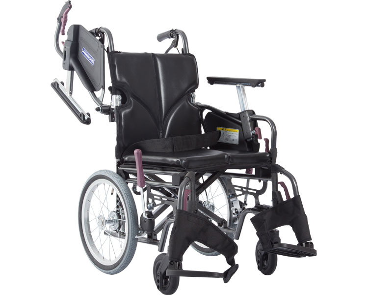 ★ポイント最大16倍★【全国配送可】-モダンC KMD-C16-38-M No.88_エコブラック カワムラサイクル JAN 4514133507290 kt394720 取寄品  歩行関連 車いす 介助式-【介護福祉用具】