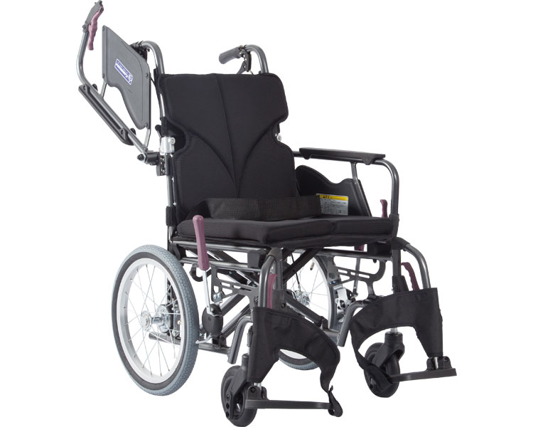★ポイント最大16倍★【全国配送可】-モダンB　KMD-B16-38-M No.68_黒メッシュ カワムラサイクル　JAN 4514133503926 kt395202 取寄品 歩行関連 車いす 介助式-【介護福祉用具】