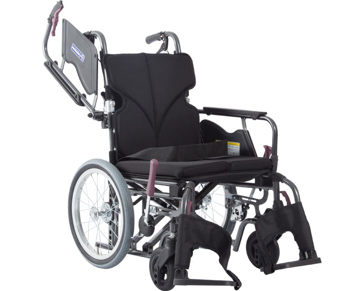 ★ポイント最大16倍★【全国配送可】-モダンB KMD-B16-40-LO No.68_黒メッシュ カワムラサイクル JAN 4514133504855 kt395227 取寄品 歩行関連 車いす 介助式-【介護福祉用具】|【文具の月島堂】店