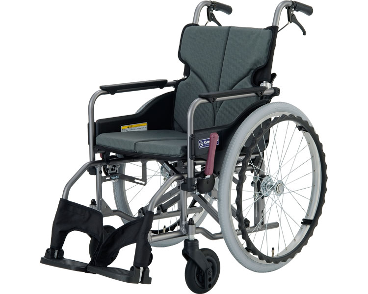 ★ポイント最大16倍★【全国配送可】-モダンA　KMD-A22-42-M No.82_チャコールグレー カワムラサイクル　JAN 4514133501458 kt395404 取寄品 歩行関連 車いす 自走式-【介護福祉用具】