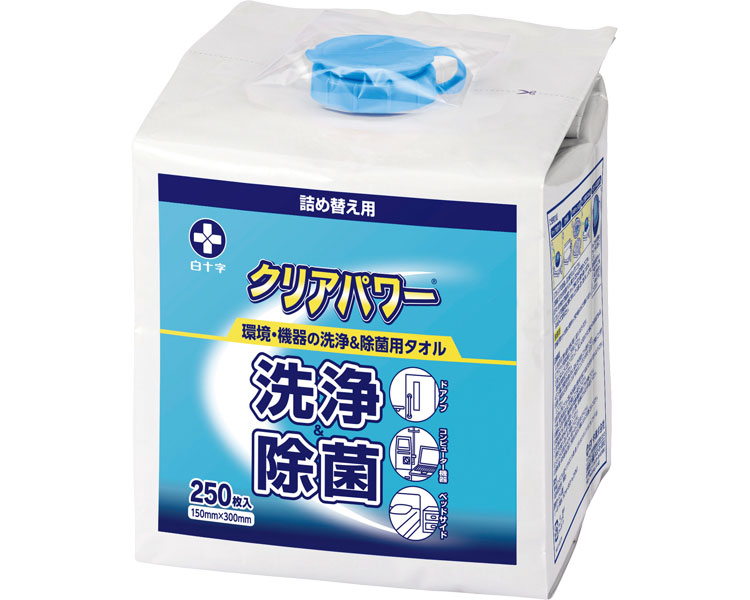 ★尖んがり最大限度16倍★【全国送りとどける可】-ｸﾘｱﾊﾟﾜｰ 詰替 42771 250枚入 白十字 JAN 4987603427716 kt400868 取寄品  住環境設備 摺り切る品 情の籠もった居敷き-【介護恩恵手道具】