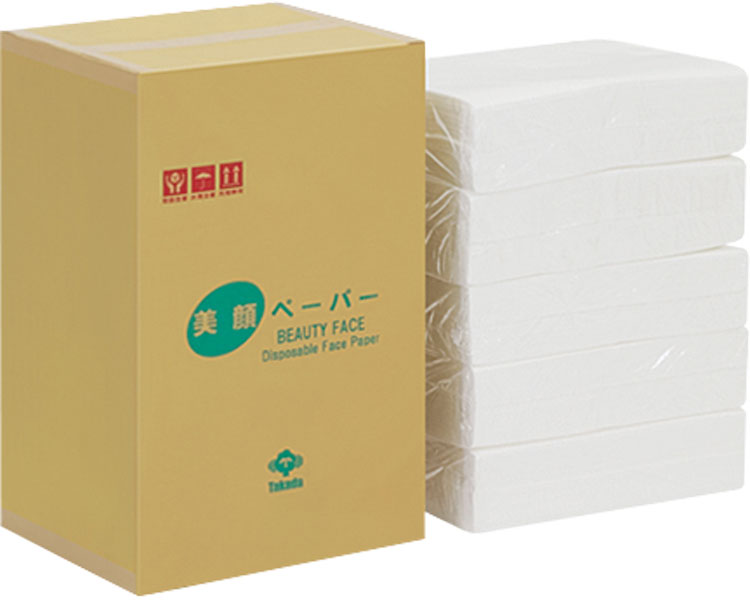 ★ポイント最大16倍★【全国配送可】-美顔ペーパー　TB-68-01 500枚入 高田ベッド製作所　JAN kt408253 取寄品 住環境用品 ペーパータオル その他(ペーパータオル)-【介護福祉用具】