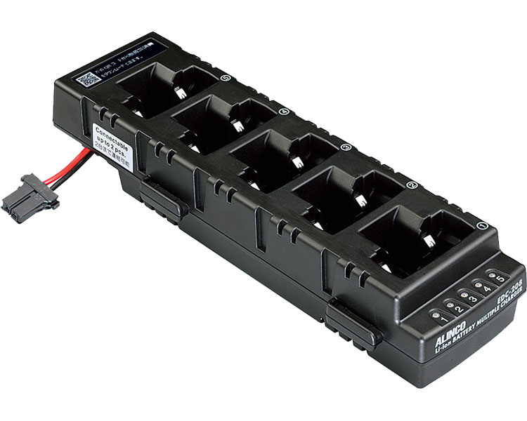 ★ポイント最大16倍★【全国配送可】-ラペルトーク用5連充電スタンド EDC-208R アルインコ　JAN 4969182394979 kt412853 取寄品 日常生活 報知装置 その他(報知装置)-【介護福祉用具】