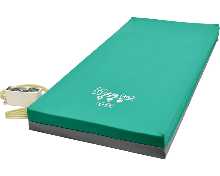 ★ポイント最大16倍★【全国配送可】-M-ableマットレス　AiO MM-AIO　グリーン ヒトラボ　JAN 4589718760315 kt427383 取寄品 ベッド関連 マットレス エアーマット-【介護福祉用具】 78,650円
