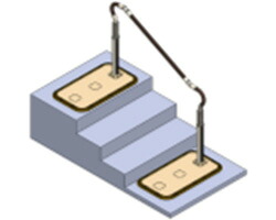 ★尖んがり最大限度16倍★【全国送りとどける可】-ｽﾑｰﾃﾞｨ 標準尺度伸縮ﾀｲﾌﾟ XPN-L80611 片手摺り パナソニック エイジフリー JAN  kt429110 取寄品  住み処取りつくろう 手摺り 置き型手摺り-【介護恩恵物の具】