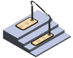 ★尖んがり最大限度16倍★【全国送りとどける可】-ｽﾑｰﾃﾞｨ ｽﾃｯﾌﾟ伸縮ﾀｲﾌﾟ XPN-L80613 片手摺り パナソニック エイジフリー JAN  kt429112 取寄品  住み処取りつくろう 手摺り 置き型手摺り-【介護恩恵物の具】