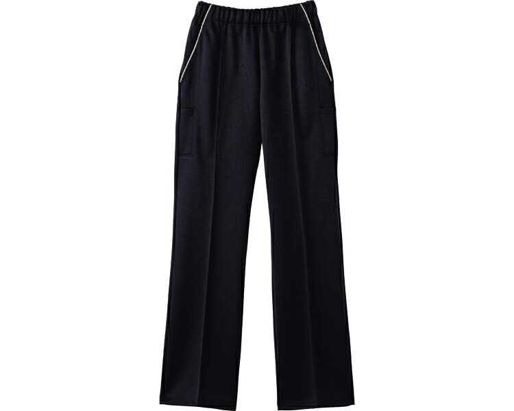 ★ポイント最大16倍★【全国配送可】-ニットストレートパンツ HM2515　夜風　LL カーシーカシマ　JAN 4548127536454 kt498362 取寄品 衣類 ユニフォーム ボトム-【介護福祉用具】｜【文具の月島堂】店