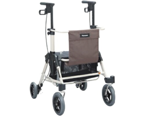 ★ポイント最大16倍★【全国配送可】-くらしサポート歩行車スムーディ　カウサポ PN-L70101　買物用 パナソニック エイジフリー　JAN 4549980767672 kt501335 取寄品 歩行関連 歩行車・歩行器 歩行器(キャスター付き)-【介護福祉用具】