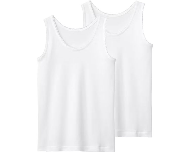 ★ポイント最大16倍★【全国配送可】-タンクトップ　2枚組 AF4565C　ホワイト　130 グンゼ　JAN 4973077779352 kt506624 取寄品 衣類 インナー その他(インナー)-【介護福祉用具】