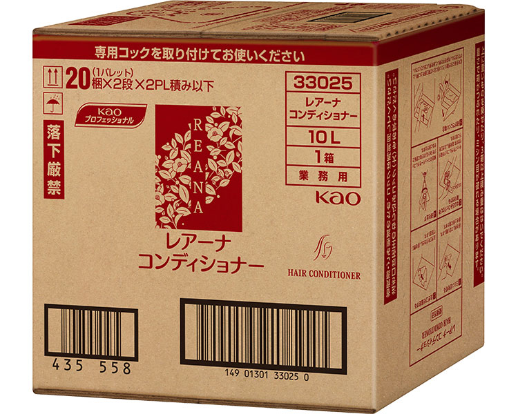 ★ポイント最大16倍★【全国配送可】-レアーナ　コンディショナー　業務用 330253　10L 花王　JAN 4901301330253 kt520458 取寄品 入浴関連 清拭剤 シャンプー・リンス-【介護福祉用具】