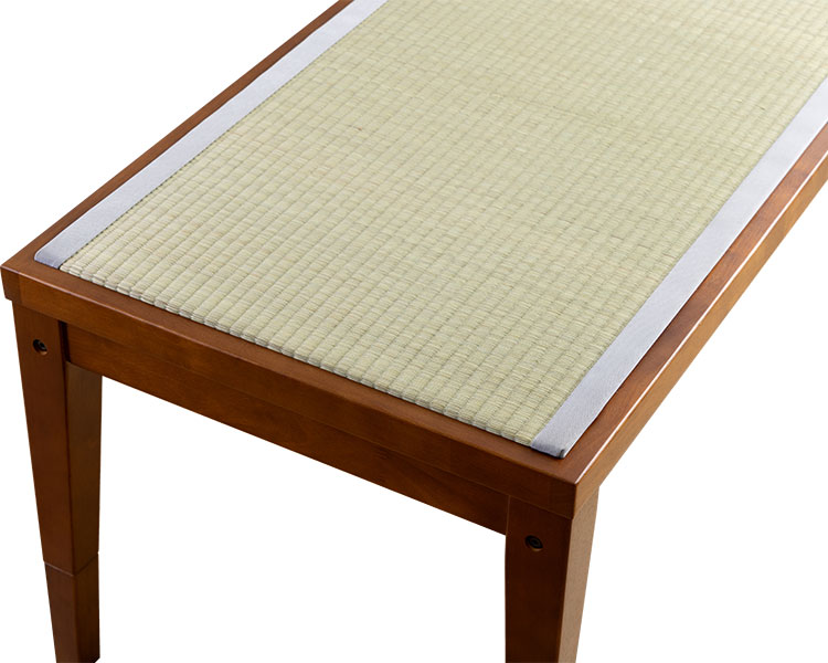 ★ポイント最大16倍★【全国配送可】-畳天然木ベンチ 100×50×45cm ブラウン×い草 大島屋 JAN 4531803339708 kt523657 取寄品 医療・施設 施設用家具 ロビーチェア-【介護福祉用具】